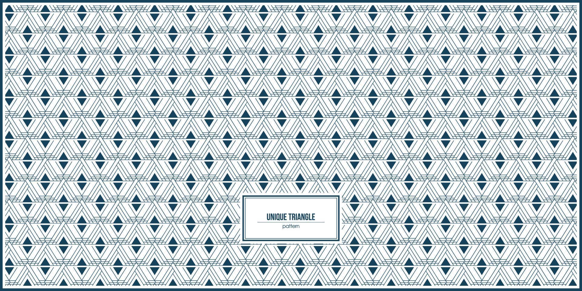 unique triangle pattern with modern style vector