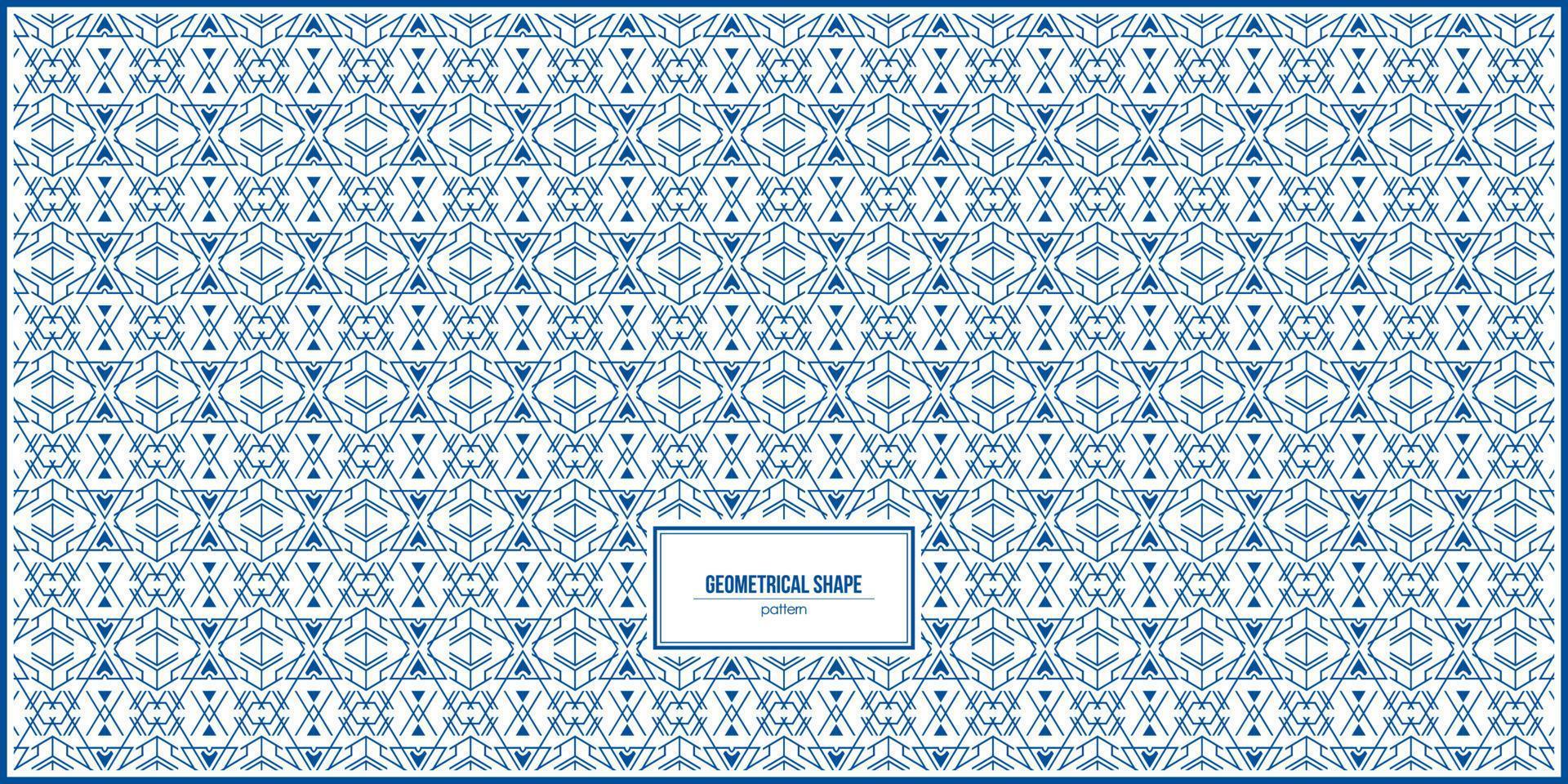 modern pattern of random geometrical shape vector