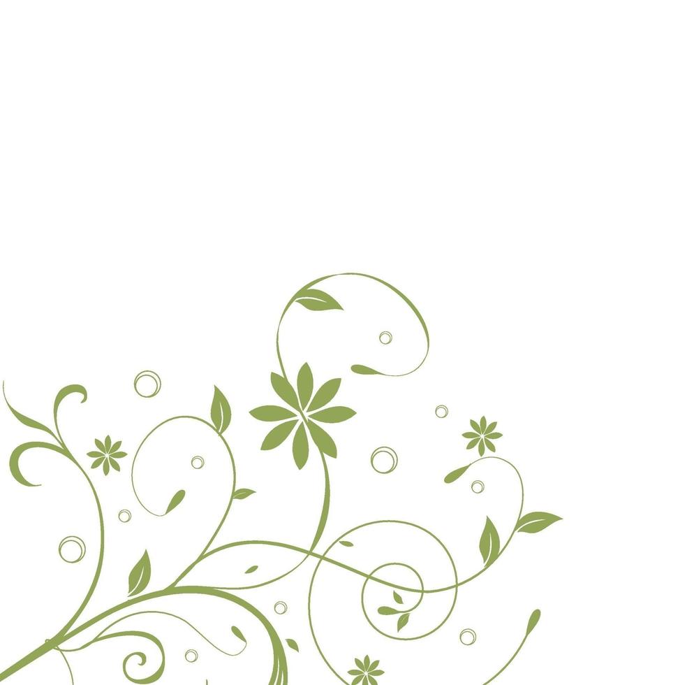 Abstract flowers background with place for your text vector