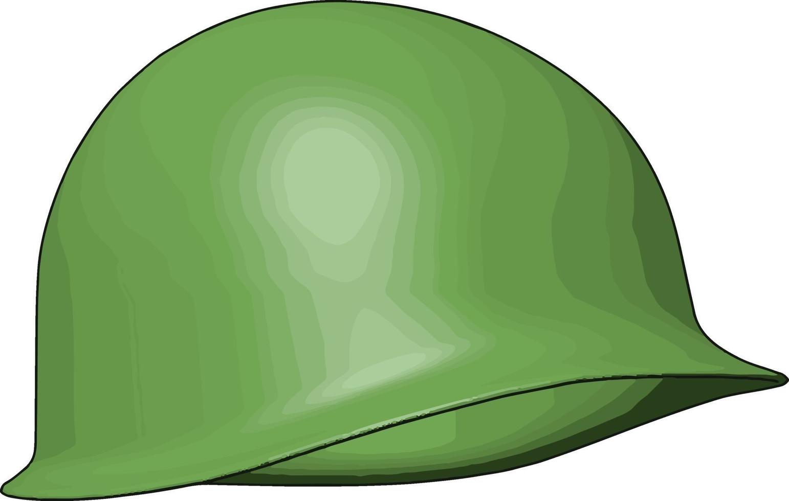 Helmet, illustration, vector on white background.