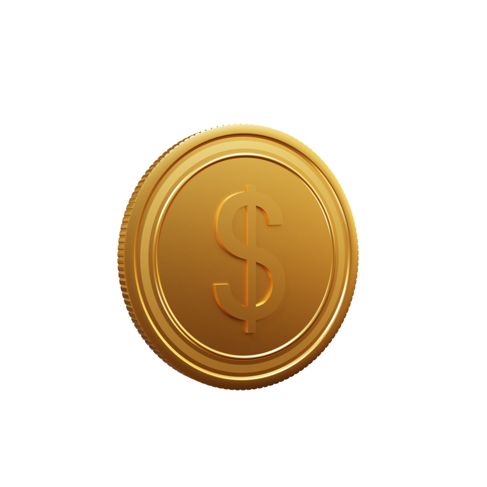 Currency Symbol Dollar 3D Illustration png