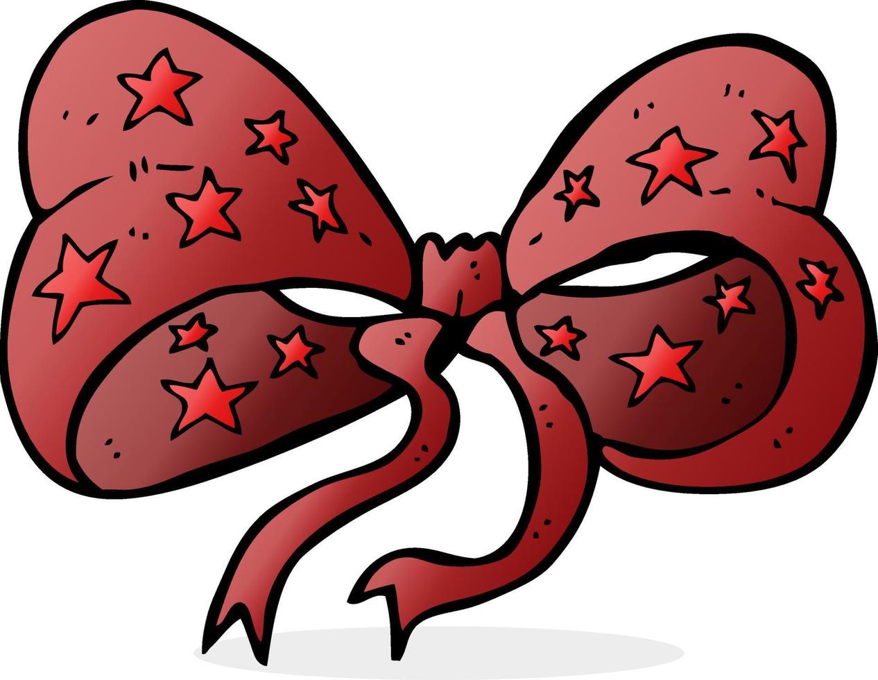 cartoon bow tie vector