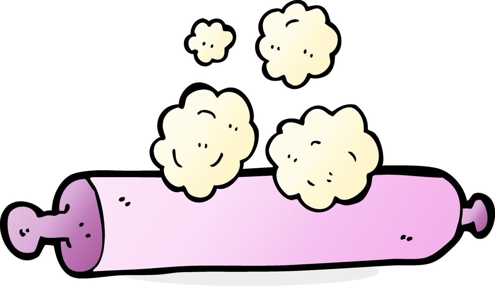 cartoon rolling pin vector