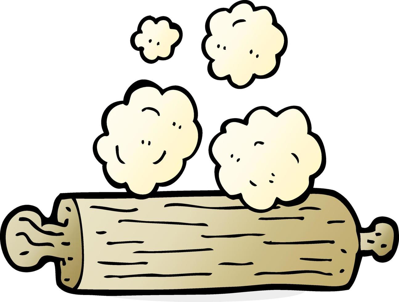 cartoon rolling pin vector