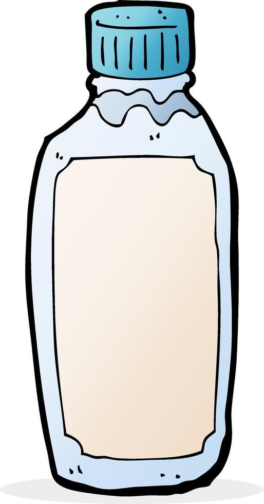 cartoon drink bottle vector