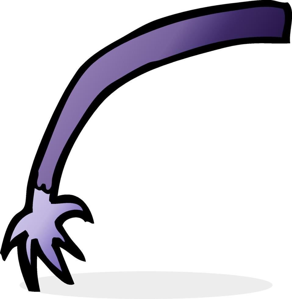 cartoon halloween vampire arm vector