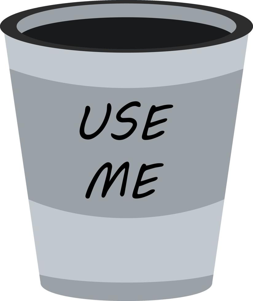 Empty bucket, illustration, vector on white background 12268367 Vector Art at Vecteezy