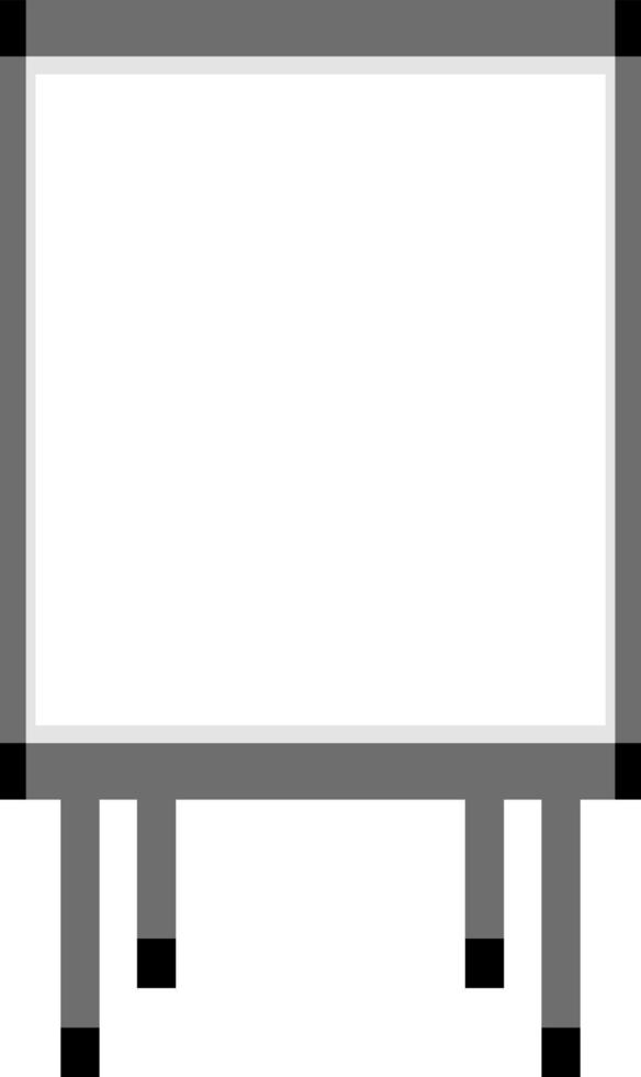 White board, illustration, vector on white background