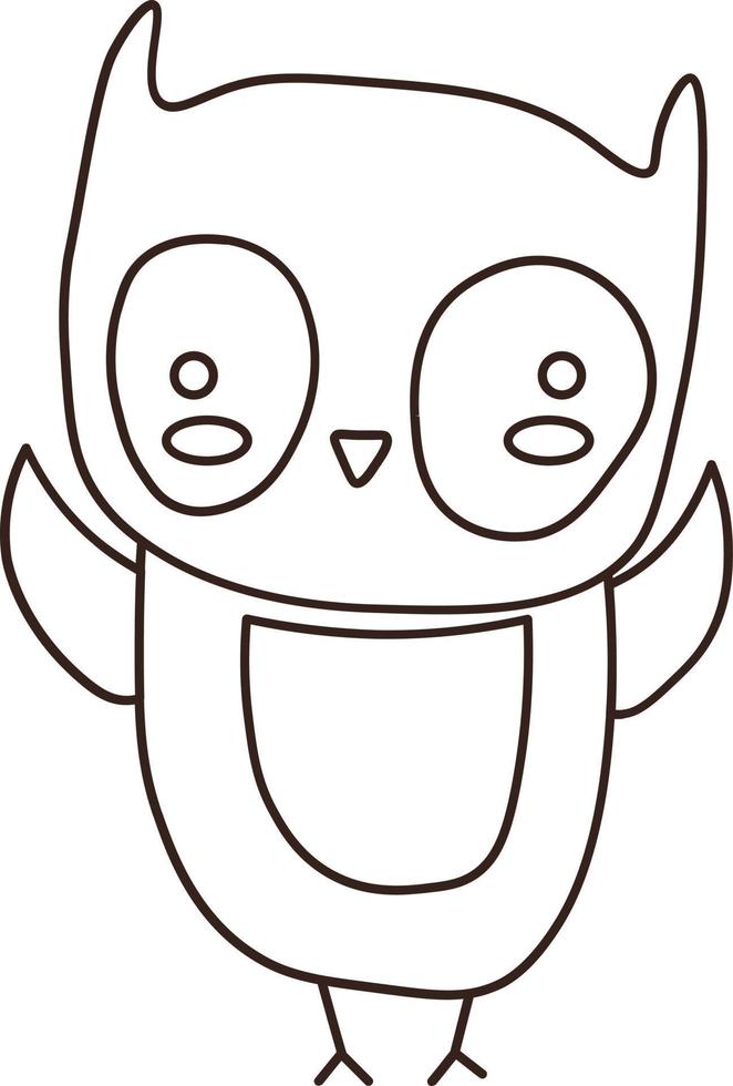 Illustration in Black Lines  animal head illustration vector