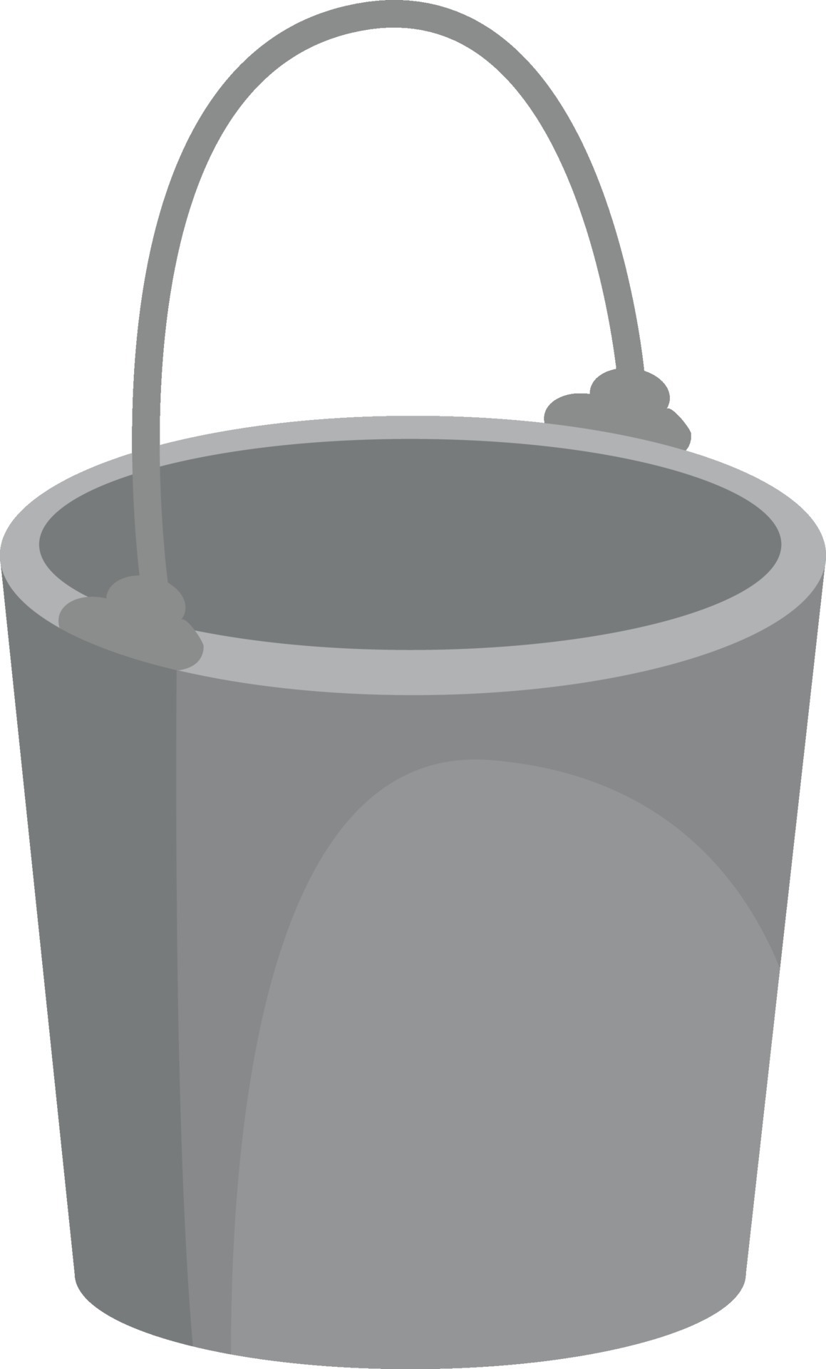 Empty bucket, illustration, vector on white background 12268779 Vector