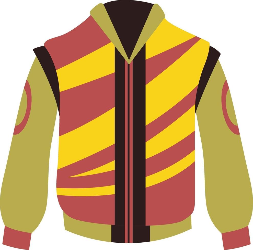 Motor jacket, illustration, vector on white background