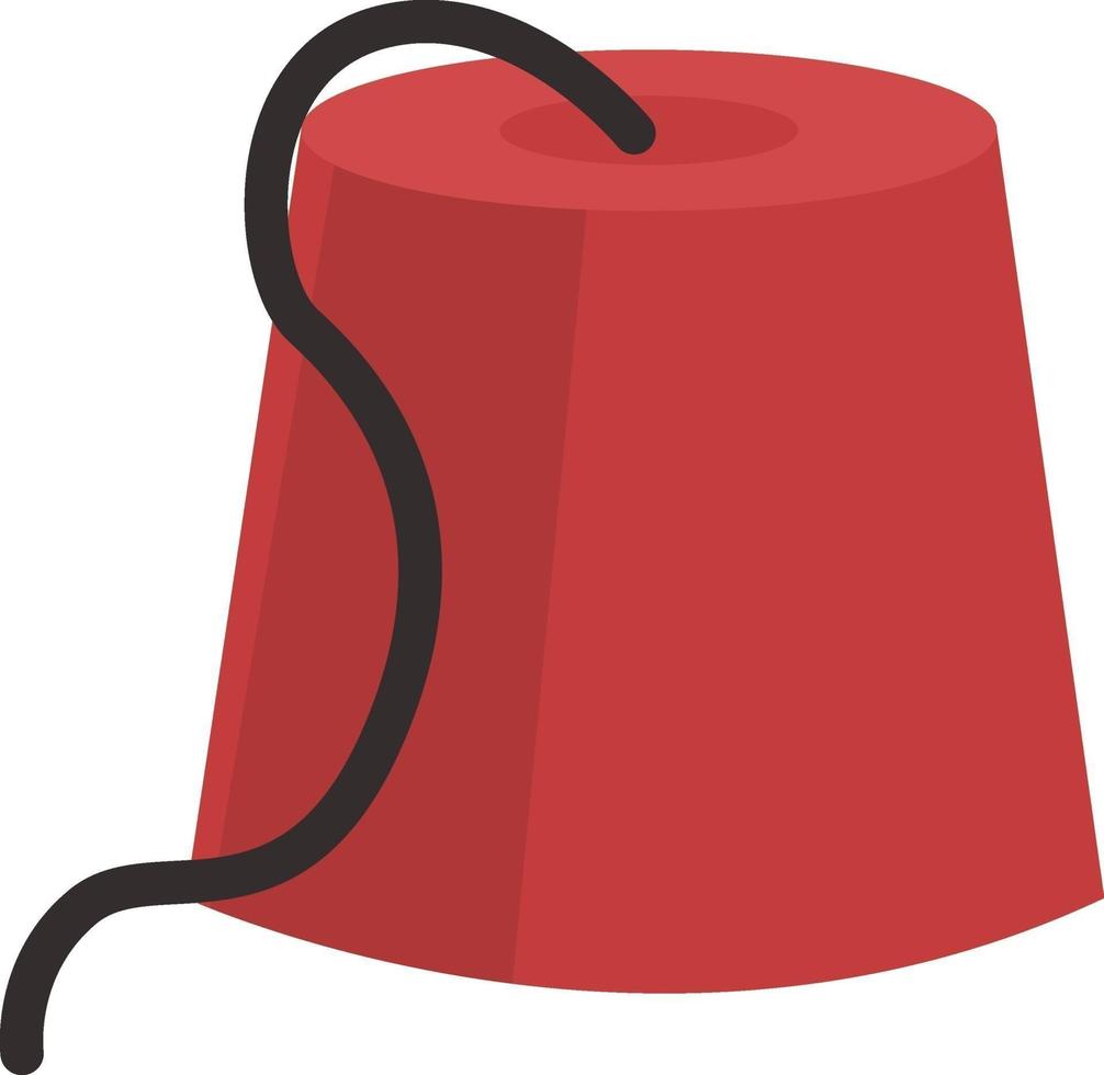 Turkish hat, illustration, vector on white background 12268993 Vector