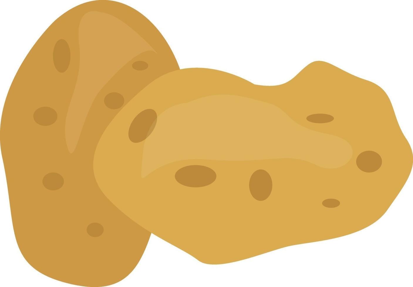 Potato, illustration, vector on white background