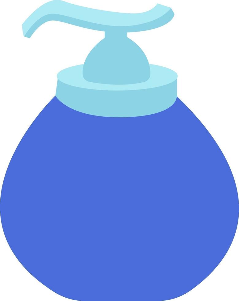 Hand sanitizer, illustration, vector on white background