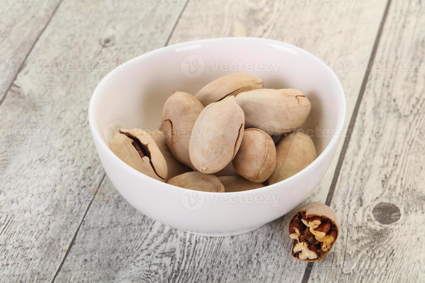 Pecan nuts heap photo