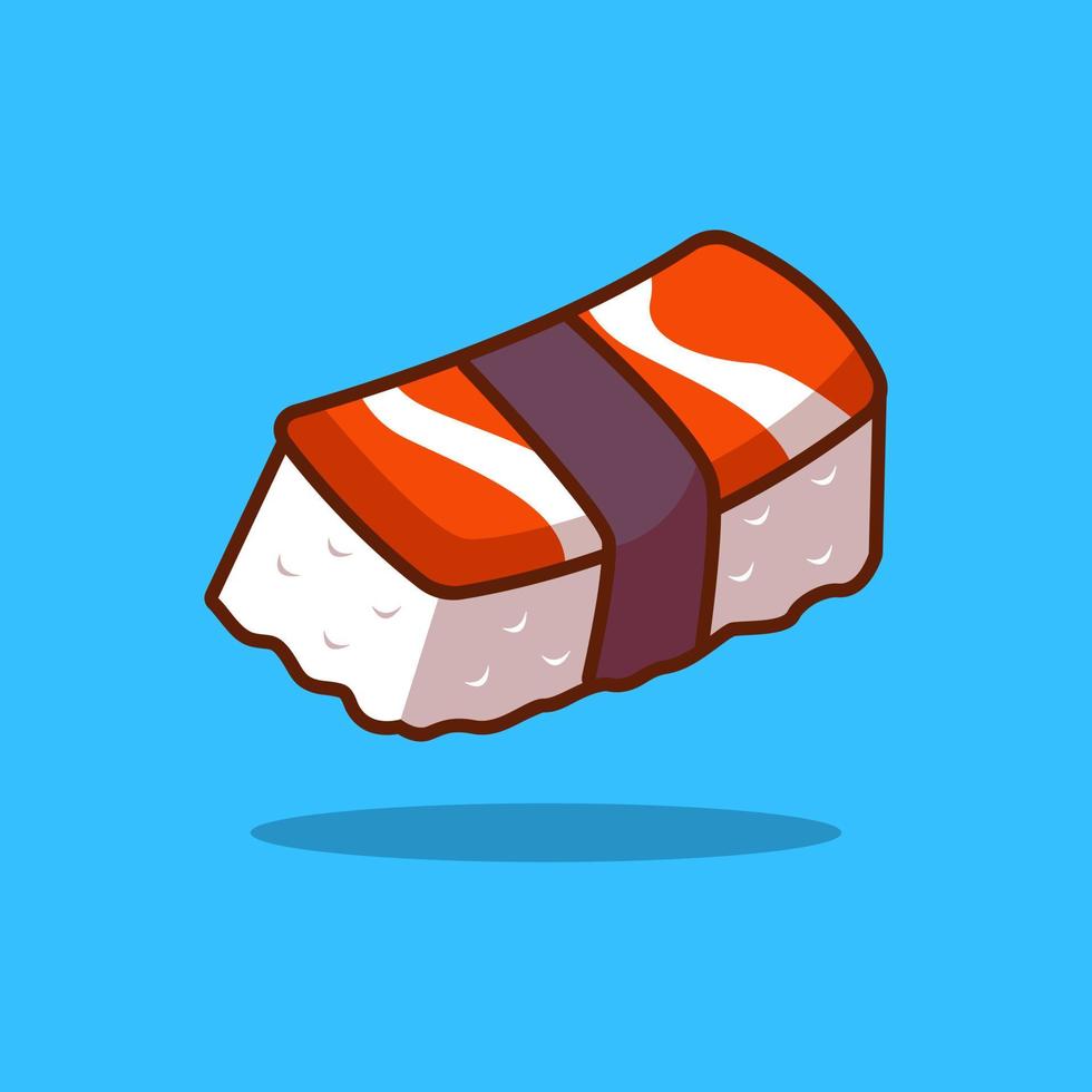 vector de diseño de logotipo de ilustración de comida de sushi