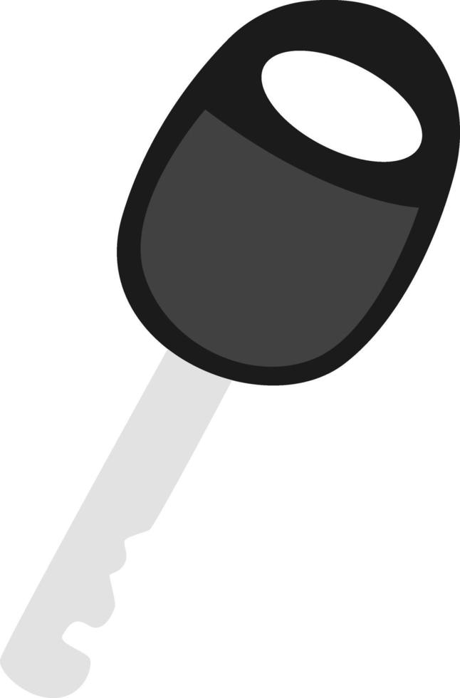 Car key, illustration, vector on white background