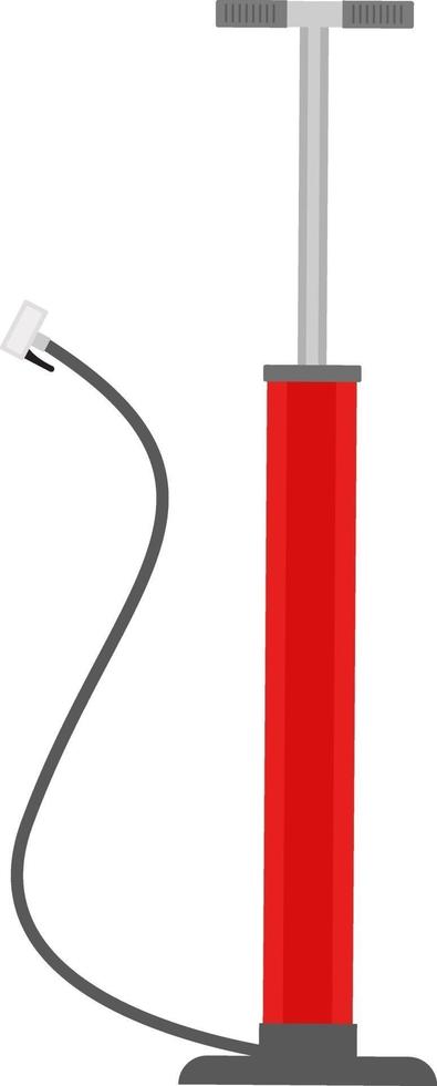 Air pump, illustration, vector on a white background.