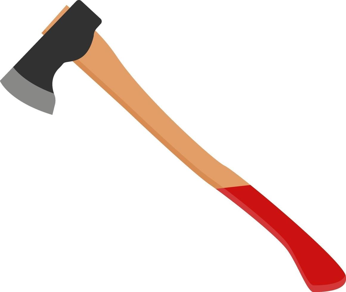 Big AXE, illustration, vector on a white background.