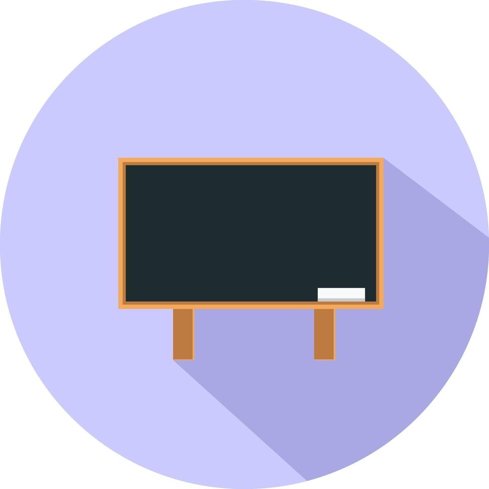 Big blackboard, illustration, vector on a white background.