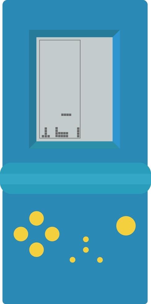 Bricks game, illustration, vector on a white background.