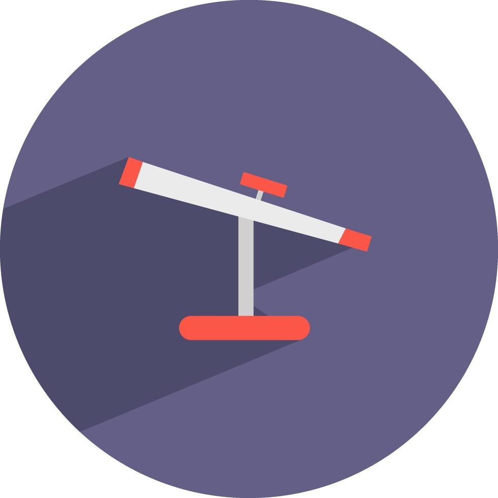 Small telescope, illustration, vector on a white background.