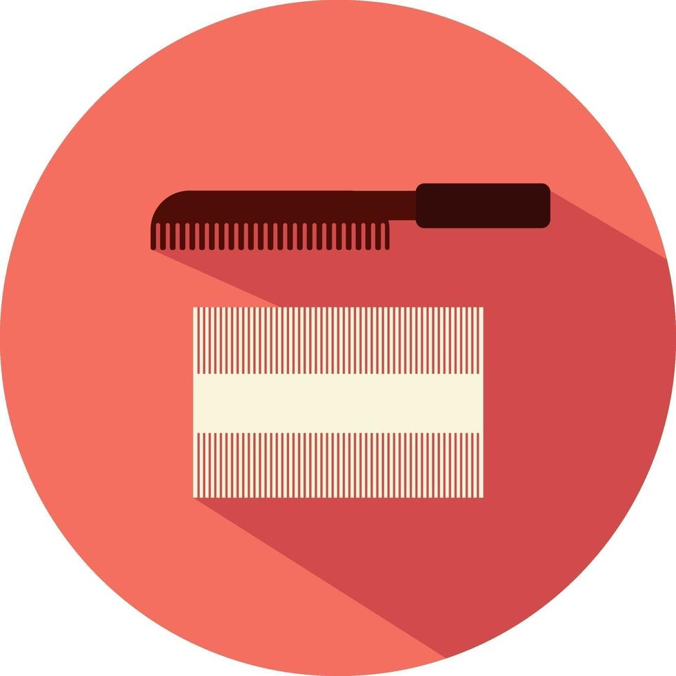 Two combs, illustration, vector on a white background.