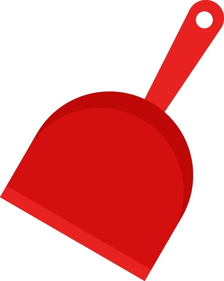 Dust pan, illustration, vector on a white background.