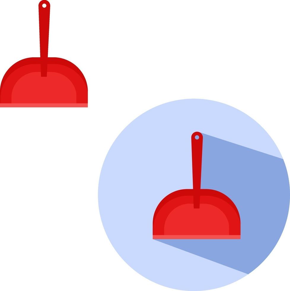 Dust pan, illustration, vector on a white background.