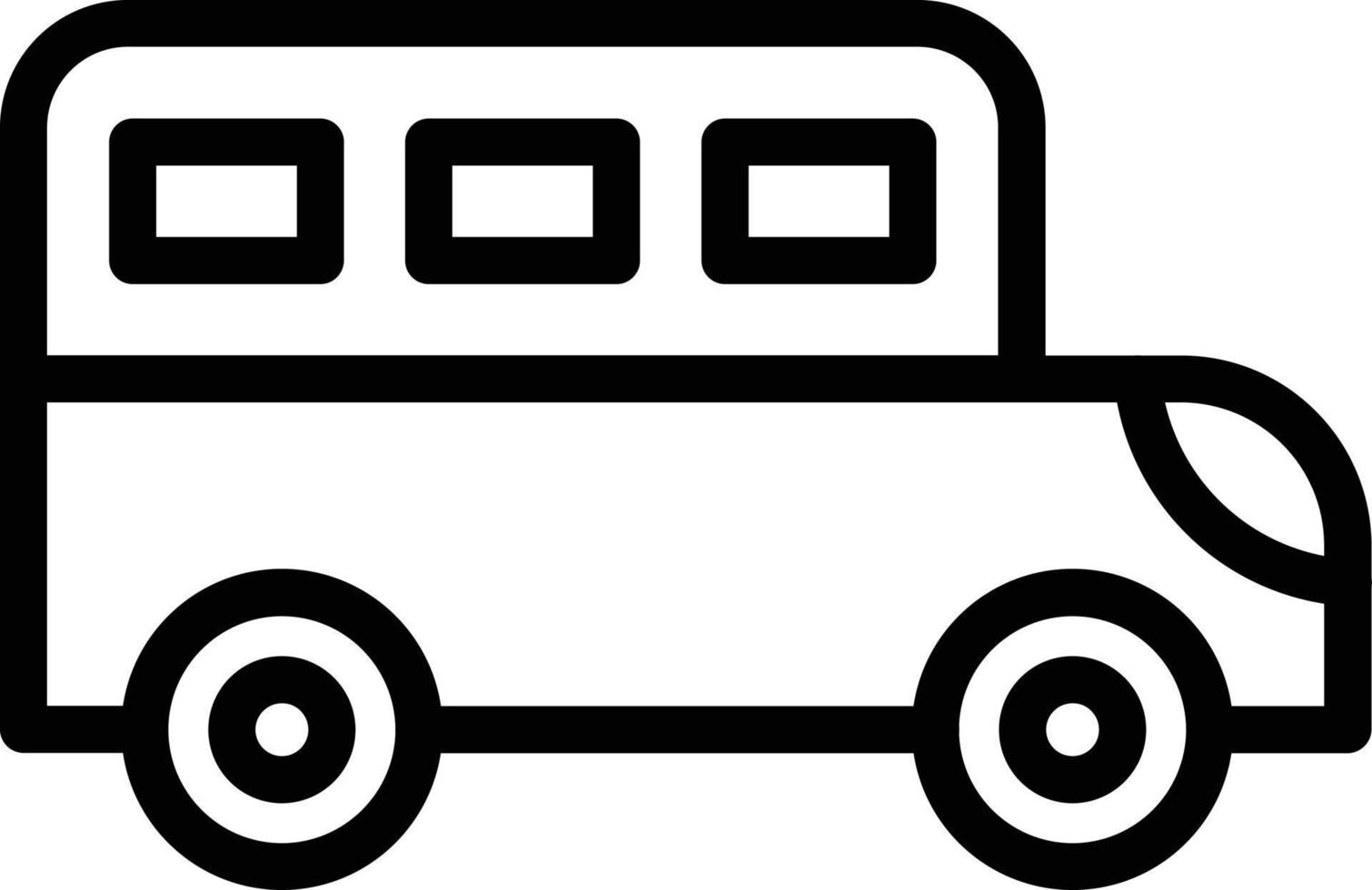 School Bus Icon Style vector
