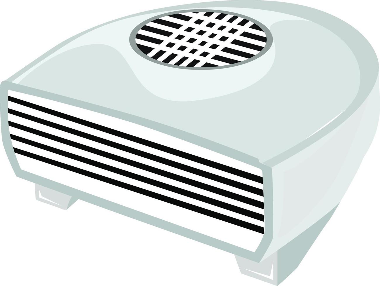 calentador pequeño, ilustración, vector sobre fondo blanco.