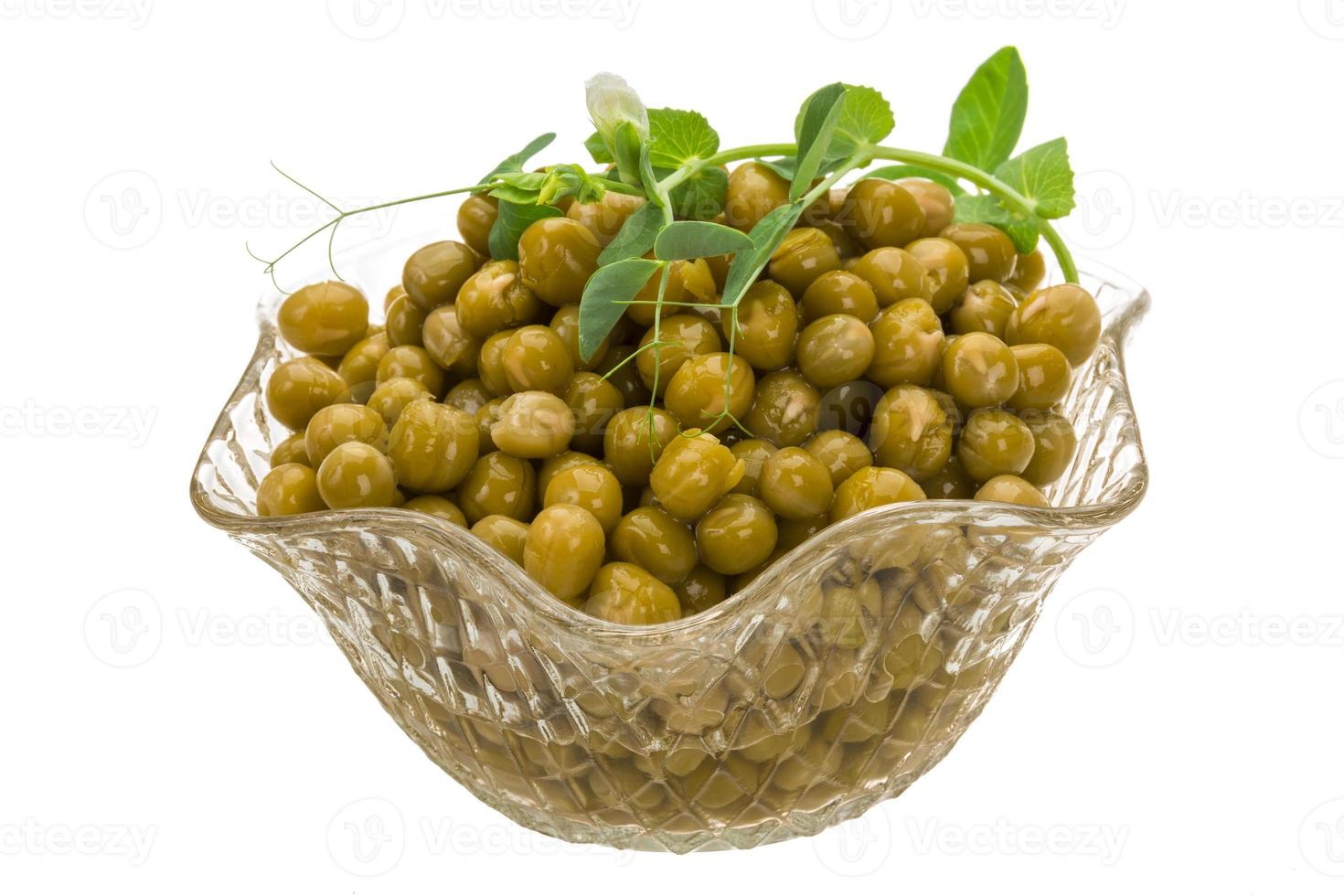 Marinated green peas photo
