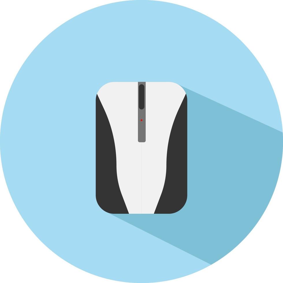 PC mouse, illustration, vector on a white background.