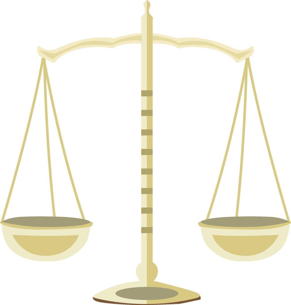 Scale libra, illustration, vector on a white background. 12272133