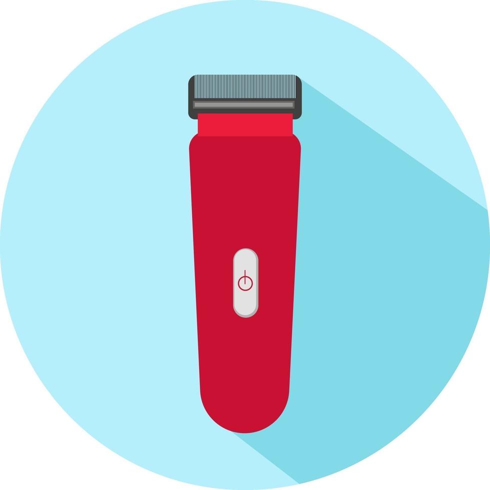 Red trimmer, illustration, vector on a white background.