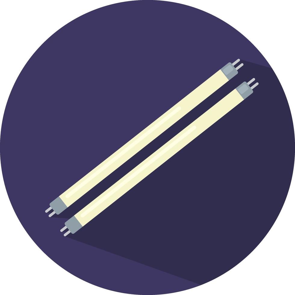 Light tube, illustration, vector on a white background.