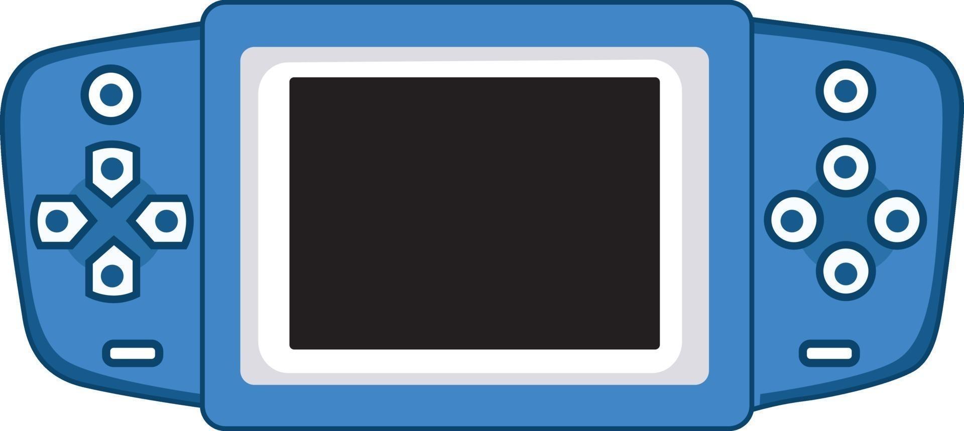 Small video console, illustration, vector on a white background.