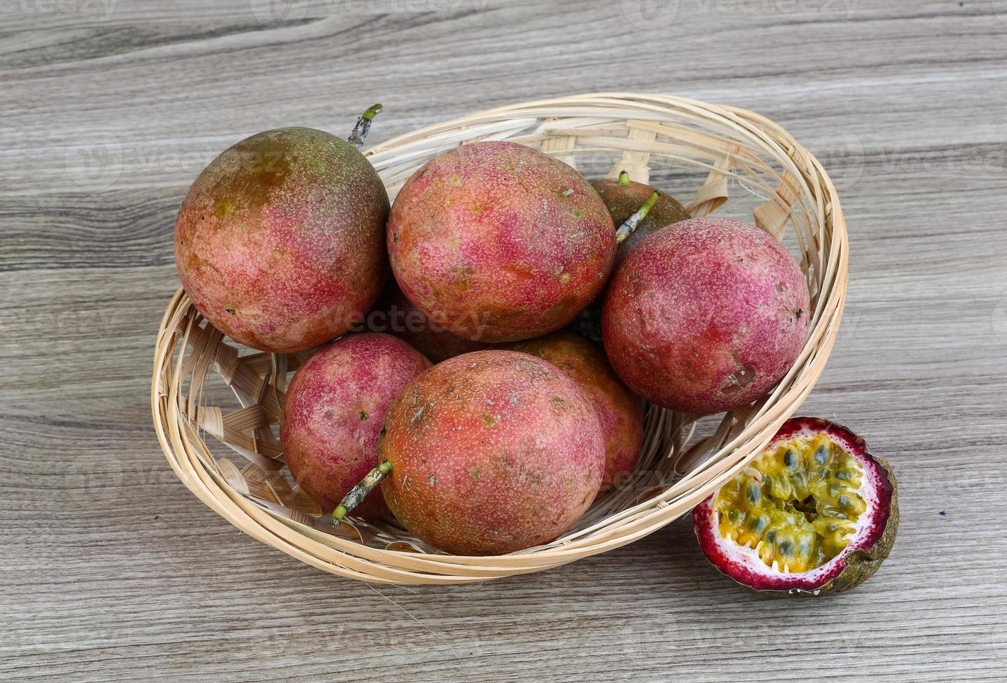 Fresh tropical fruit - Maracuja photo