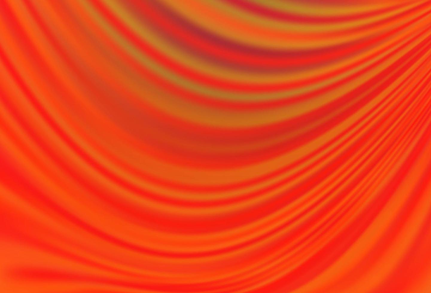 Light Orange vector background with bent lines.