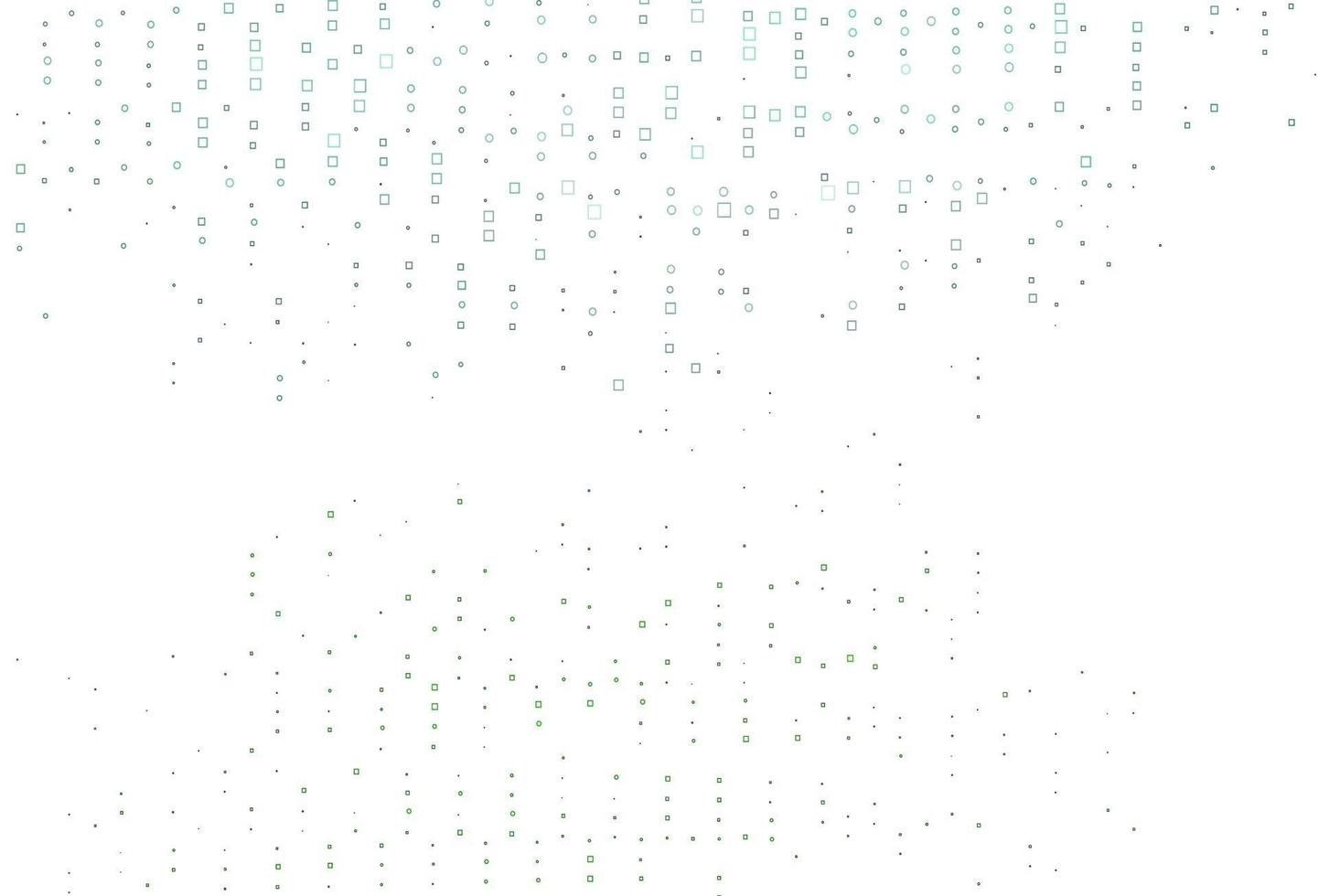 Light Green vector pattern with crystals, rectangles.