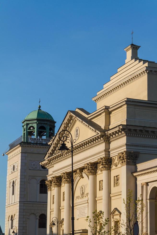 Warsaw, Poland. Saint Anne neoclassical church in Old Town quarter. UNESCO World Heritage Site. photo