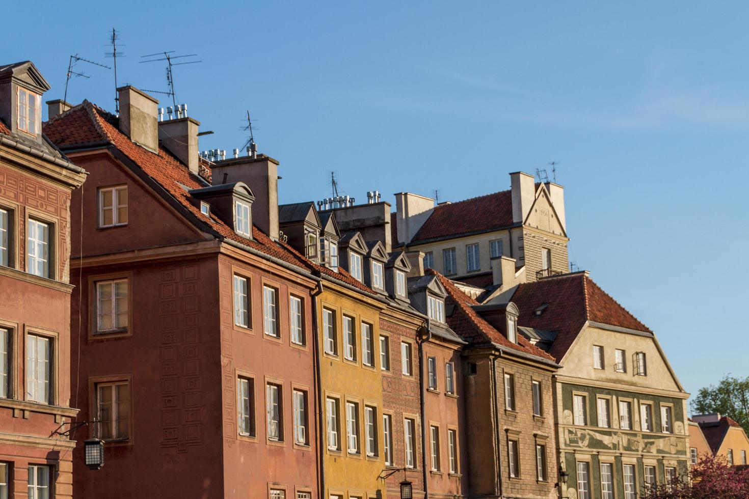 Castle Square in Warsaw, Poland photo