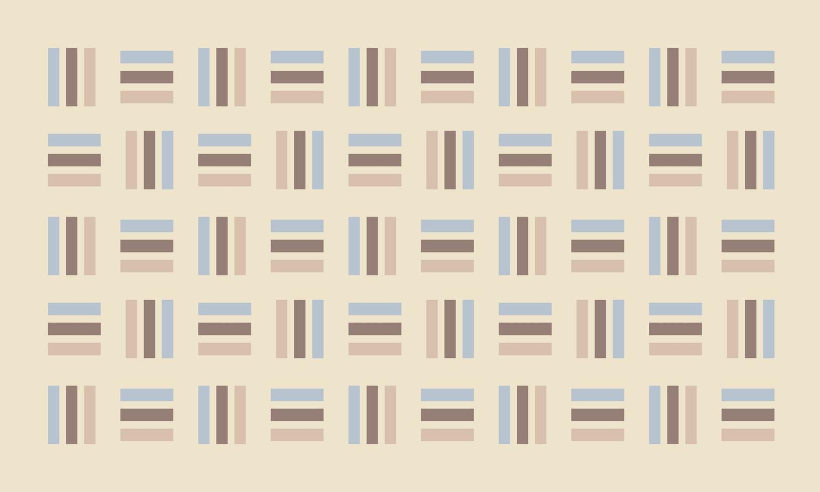 Bauhaus geometric pattern background. Trendy geometric background with bauhaus style. Geometric background with triangle, circle, and rectangle. Seamless modern geometric background. vector