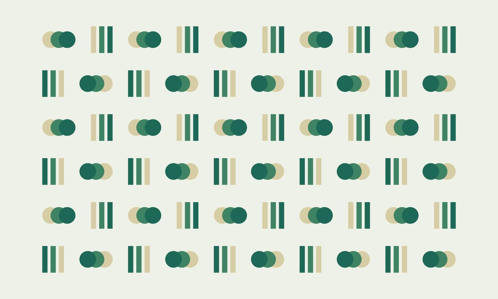 Bauhaus geometric pattern background. Trendy geometric background with bauhaus style. Geometric background with triangle, circle, and rectangle. Seamless modern geometric background. vector