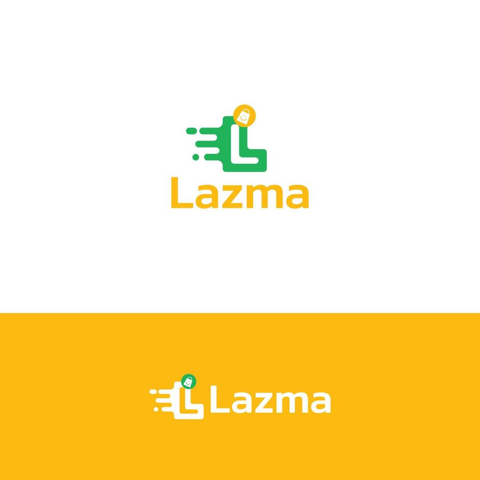 Ecommerce website logo - L letter logo vector