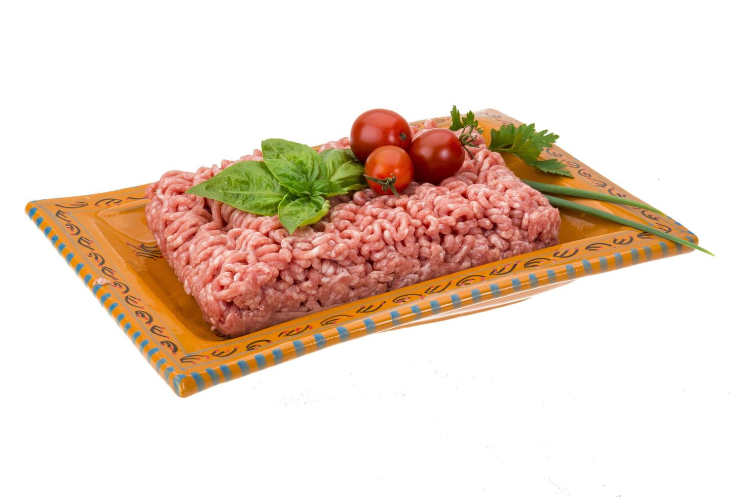 Stuffed raw meat photo