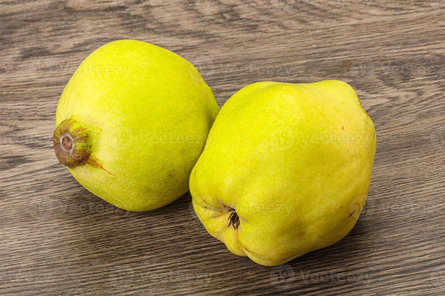 Sweet ripe and juicy quinces photo