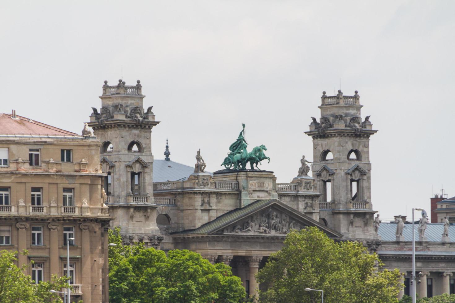 view of landmarks in Budapest photo