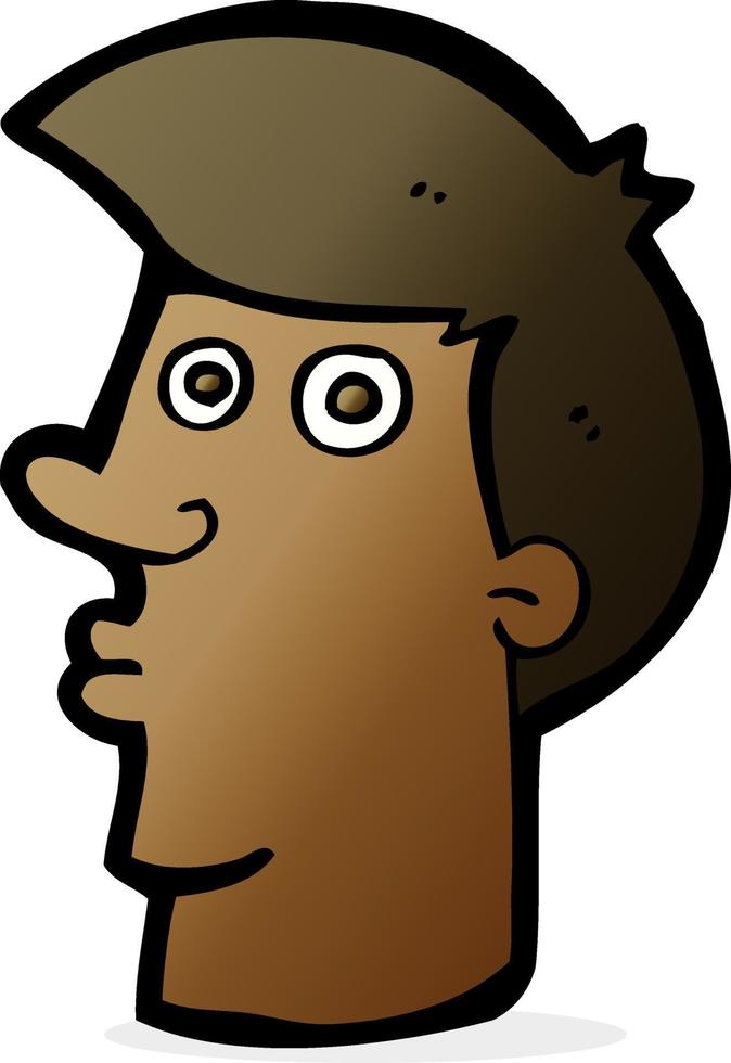 cartoon confused man vector