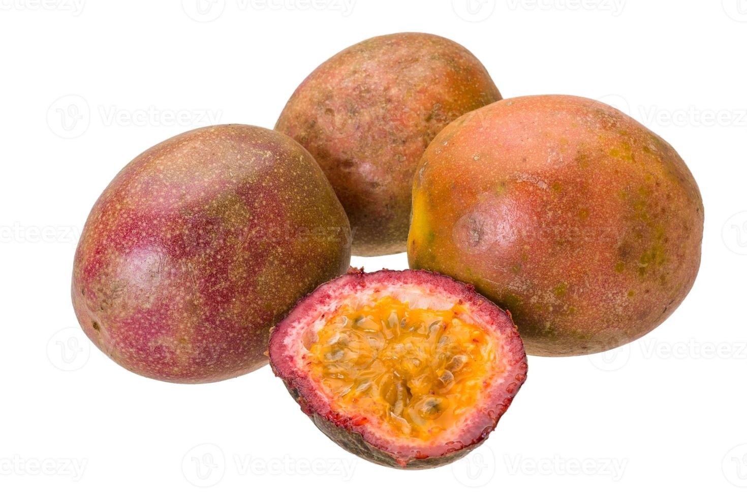 Fresh ripe maracuja photo